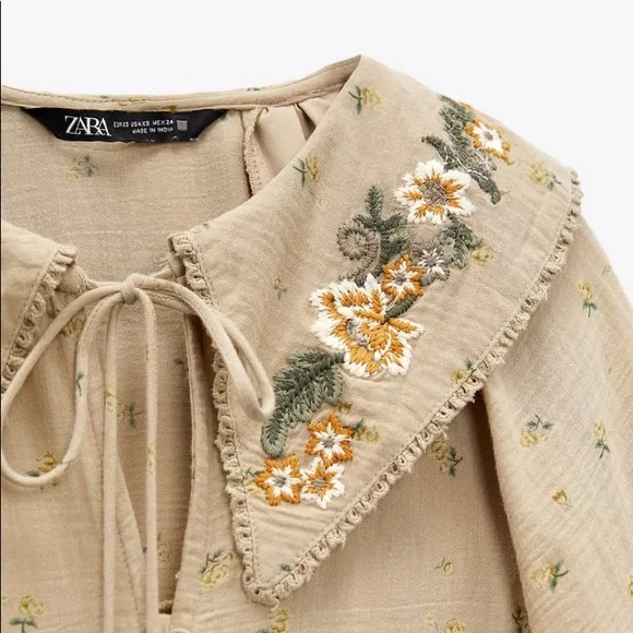 PETER PAN COLLAR MINI DRESS - Picture 3 of 7